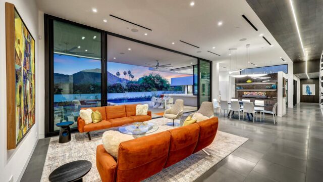 Scottsdale luxury living room lighting